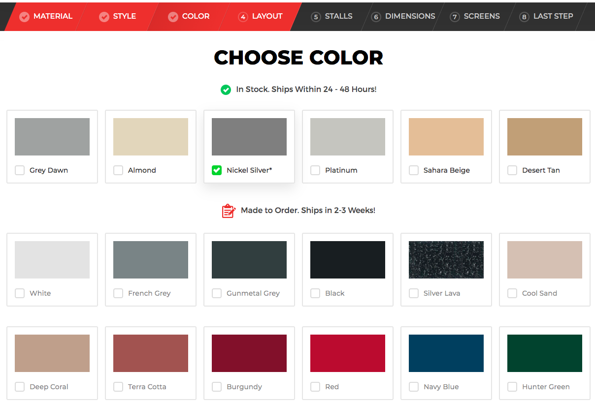 Asi Global Partitions Color Chart